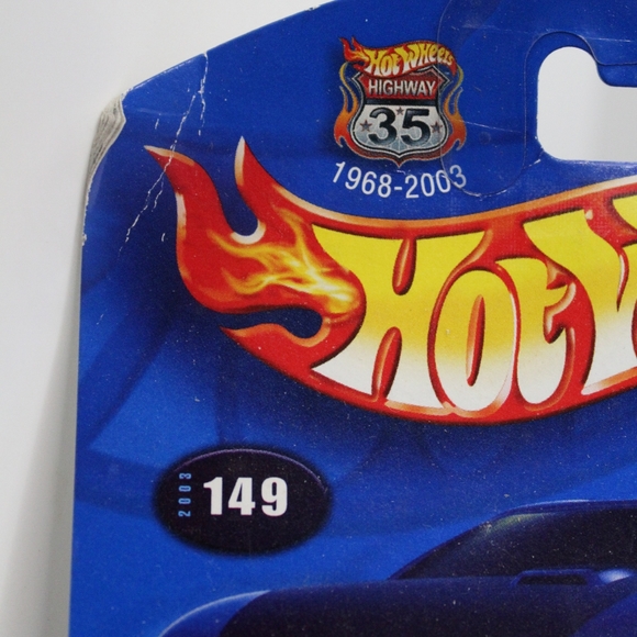 Hot Wheels 2003 #149 Work Crewsers #3/10 Bus Blue - Picture 2 of 3